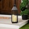 Northlight Lantern with Flameless LED Candles - 24" - Gold and Brushed Black
